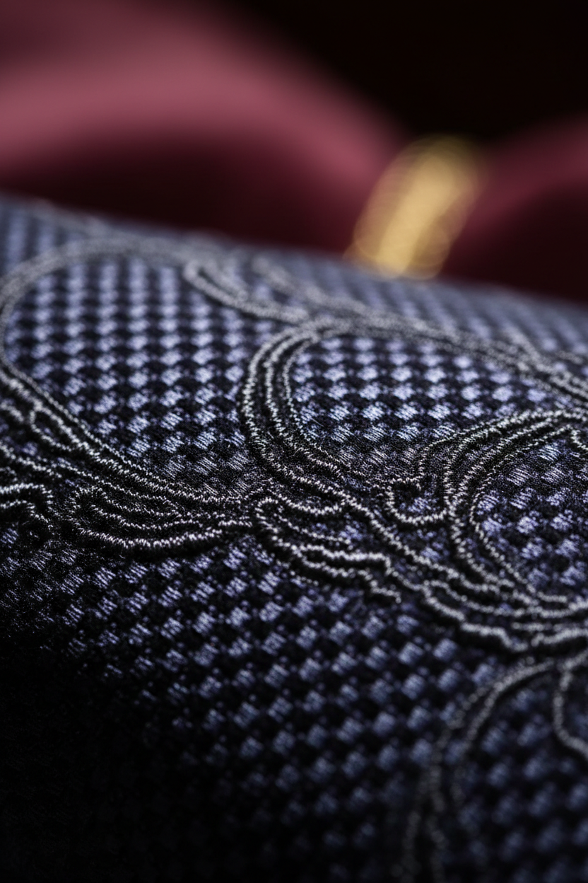 Premium fabric texture close-up